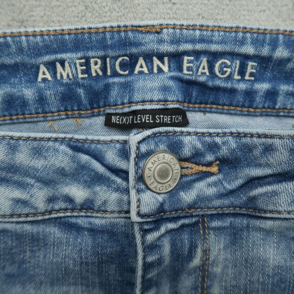 American Eagle Outfitters Denim Blue Jeggings - Picture 11 of 16